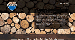 Desktop Screenshot of deeprunroadhouse.com
